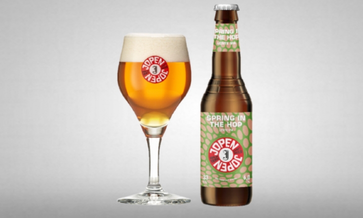 Jopen Spring In The Hop flesje en glas